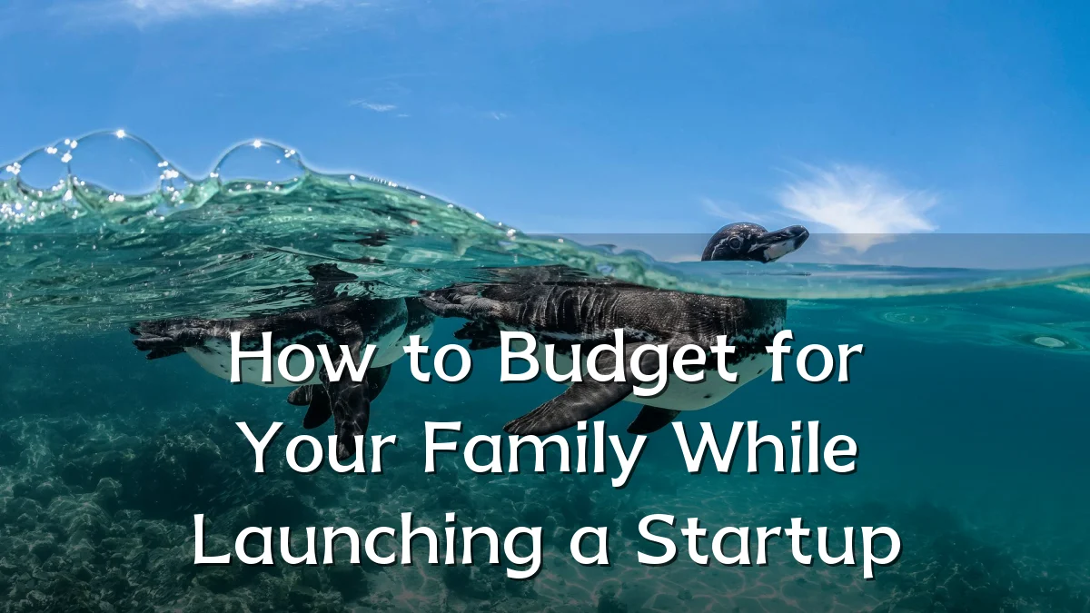 How to Budget for Your Family While Launching a Startup