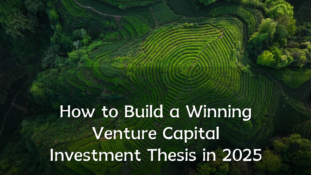 How to Build a Winning Venture Capital Investment Thesis in 2025