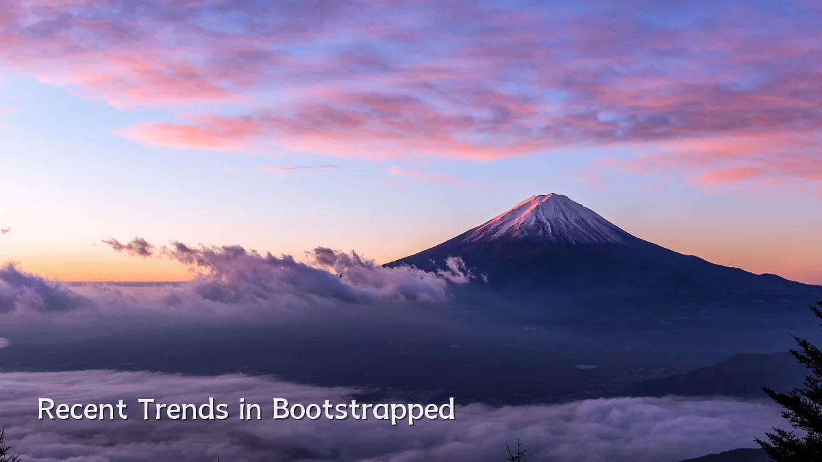 Recent Trends in Bootstrapped