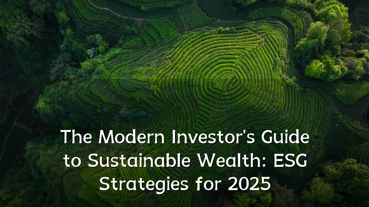 The Modern Investor's Guide to Sustainable Wealth: ESG Strategies for 2025