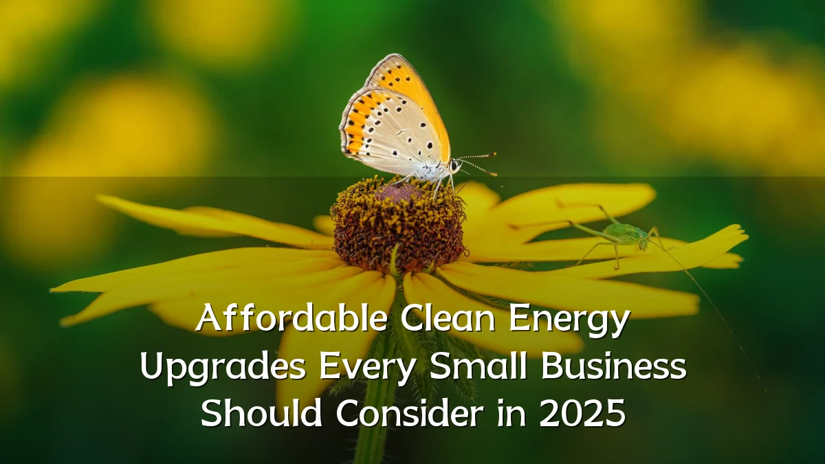Affordable Clean Energy Upgrades Every Small Business Should Consider in 2025