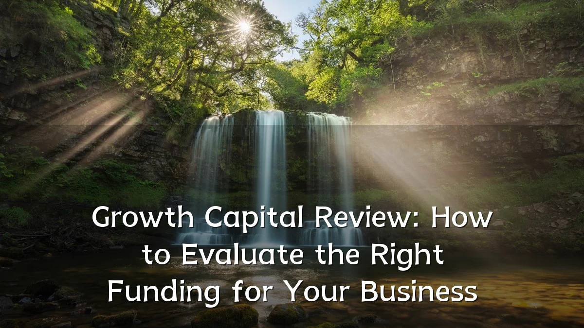 Growth Capital Review: How to Evaluate the Right Funding for Your Business