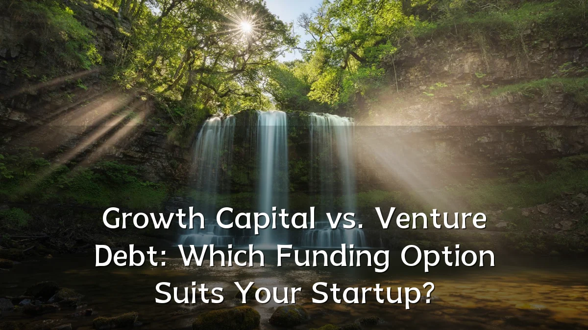 Growth Capital vs. Venture Debt: Which Funding Option Suits Your Startup?
