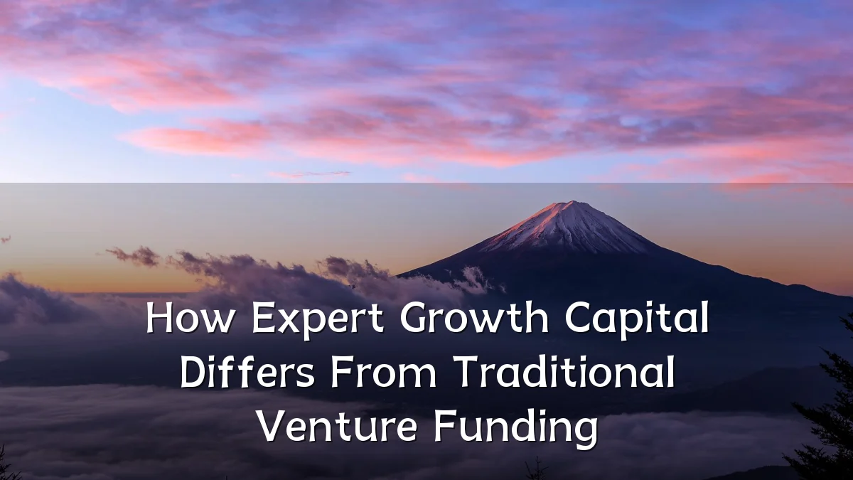 How Expert Growth Capital Differs From Traditional Venture Funding