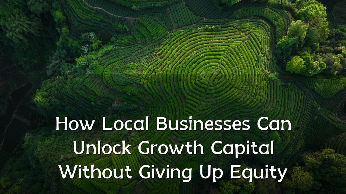 How Local Businesses Can Unlock Growth Capital Without Giving Up Equity
