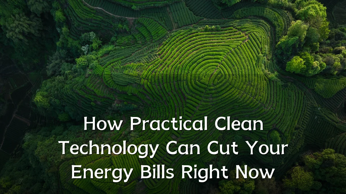 How Practical Clean Technology Can Cut Your Energy Bills Right Now