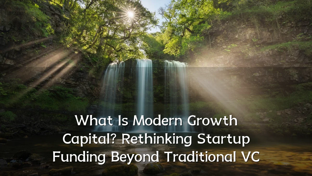 What Is Modern Growth Capital? Rethinking Startup Funding Beyond Traditional VC